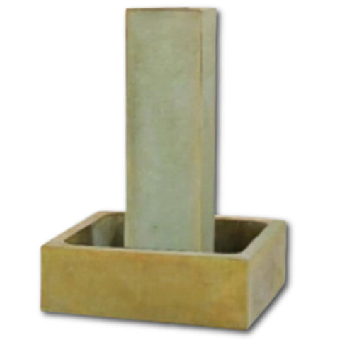 Smooth Pilar Fountain Short With No Ball With Plain White Background 
