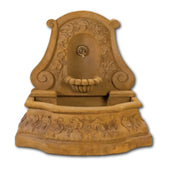 Sonoma Wall Fountain For Spout With Plain White Background