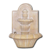 Spanish Wall Fountain With Plain White Background