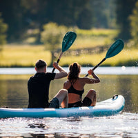 Thumbnail for Spinera Adriatic 430 Inflatable Kayak With A Couple Paddling Together On Peaceful Lake