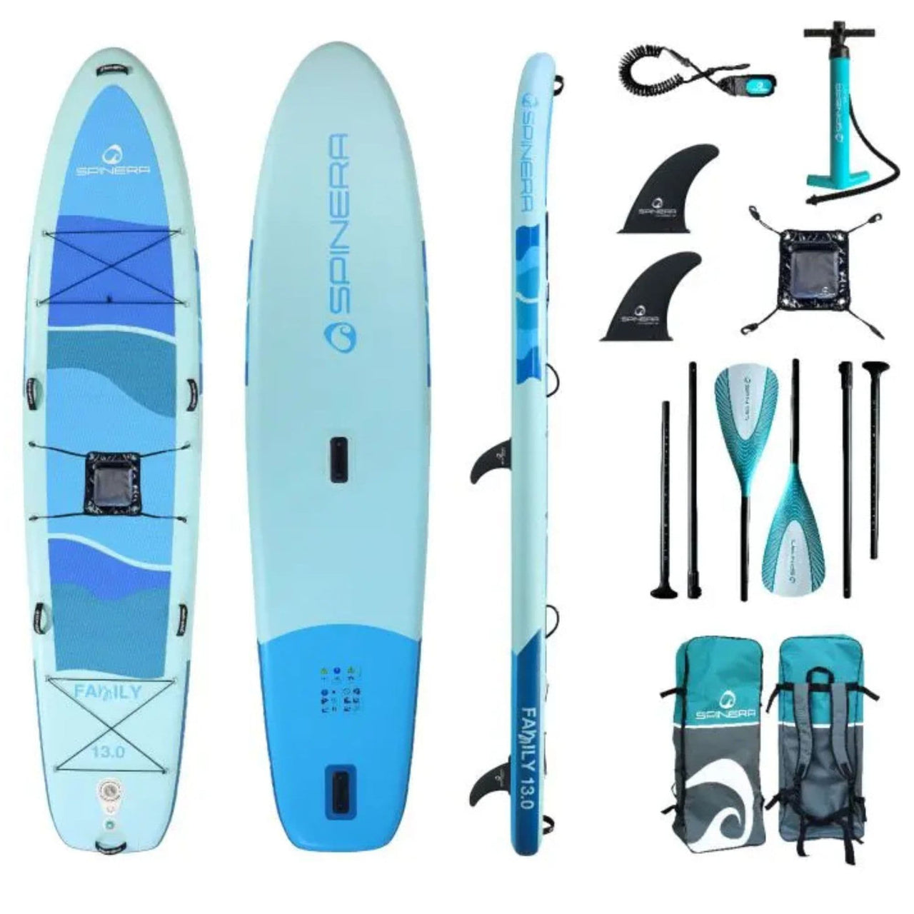 Spinera Family SUP 13.0 Inclusions or Complete Set