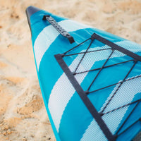 Thumbnail for Spinera Hybris 410 Inflatable Kayak Close-Up Of Black Bungee Cord And Nose Tip