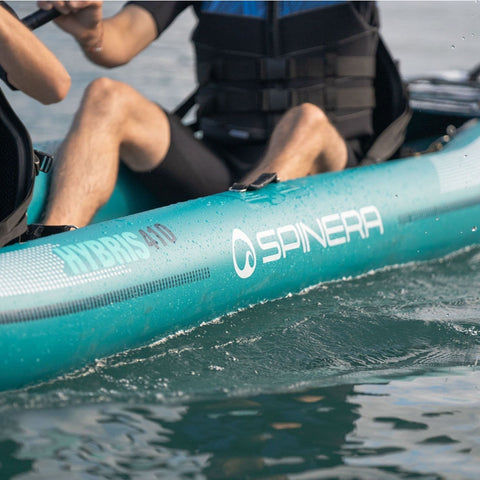Spinera Hybris 410 Kayak Close-up With Logo And Brand Word