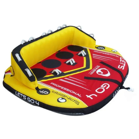 Spinera Lets Go 4 Person Towable Slightly Angled Side View Facing Right