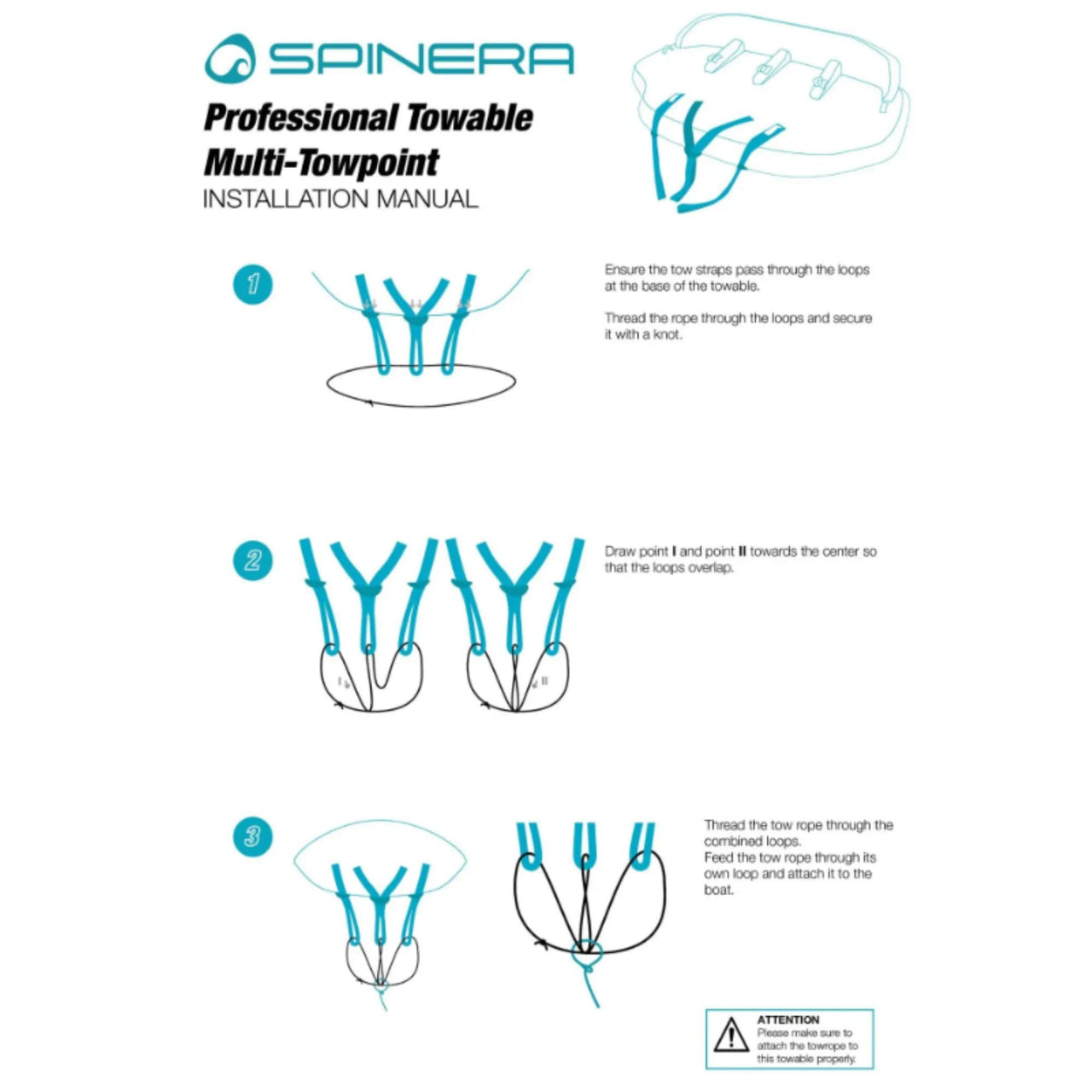 Spinera Lets Go 6 Person Towable Quick Installation Manual
