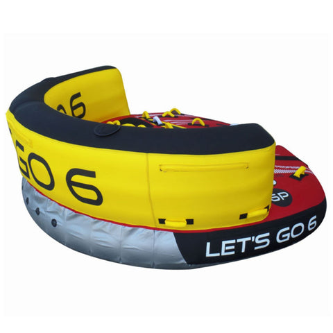 Spinera Lets Go 6 Person Towable Slightly Back View Facing Right