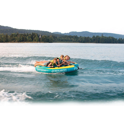 Spinera Professional Flight 4 With Four Kids Enjoying the Big Waves