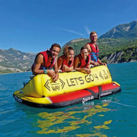 Thumbnail for Spinera Professional Lets Go 4 Person Towable With Four Friends Ready For A Ride And Mountain All Around