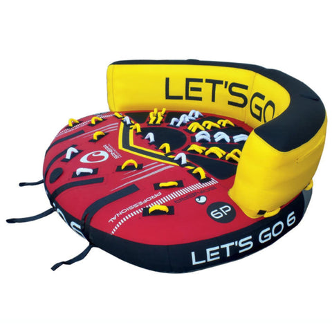 Spinera Professional Lets Go 6 Person Towable Slightly Side View Facing Left