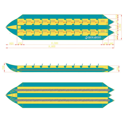 Spinera Professional Multirider 20 Detailed Diagram or Dimention