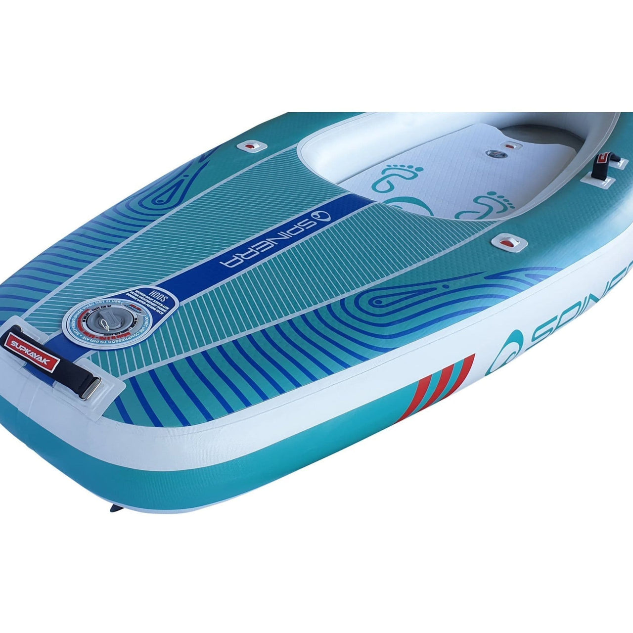 Spinera SUP Kayak SK10 Detailed View of Design with Valve and Handle