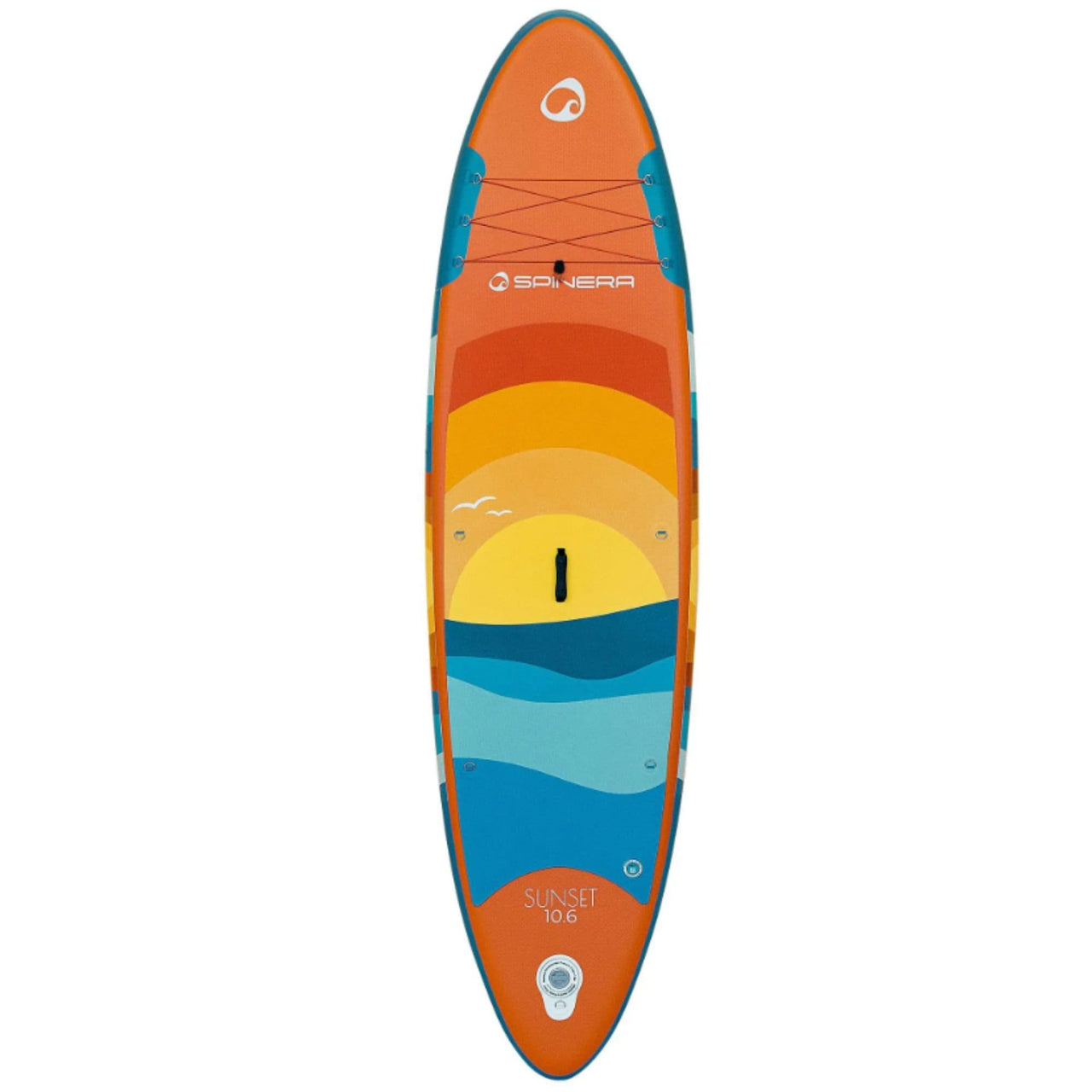 Spinera Supventure Sunset 10.6 Paddle Board Front View