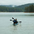 Thumbnail for Spinera Tenaya 140 Inflatable Kayak With Two People Kayaking On Calm Lake With Forest View