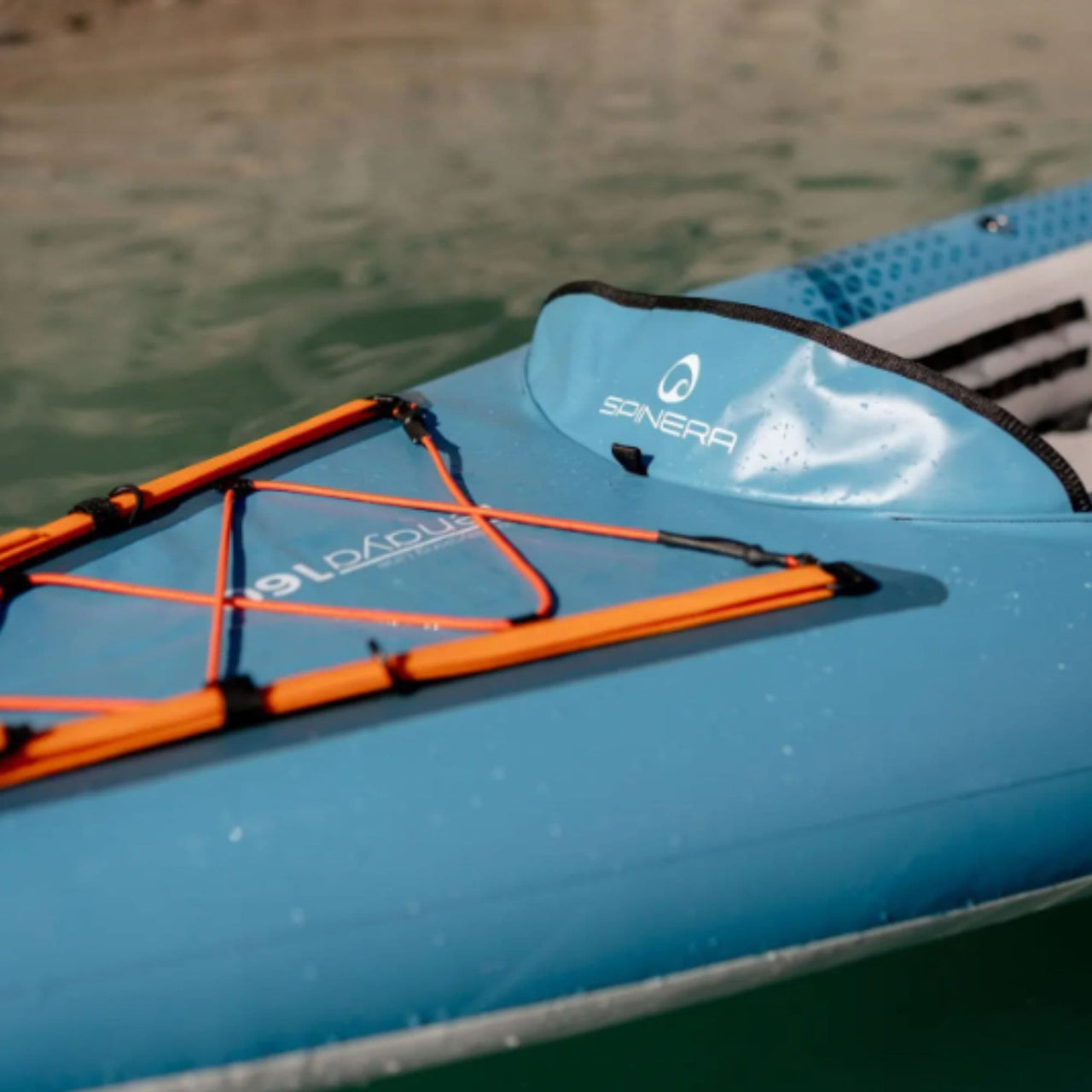 Spinera Tenaya 160 Kayak Close-Up Of Orange Bungee Cord