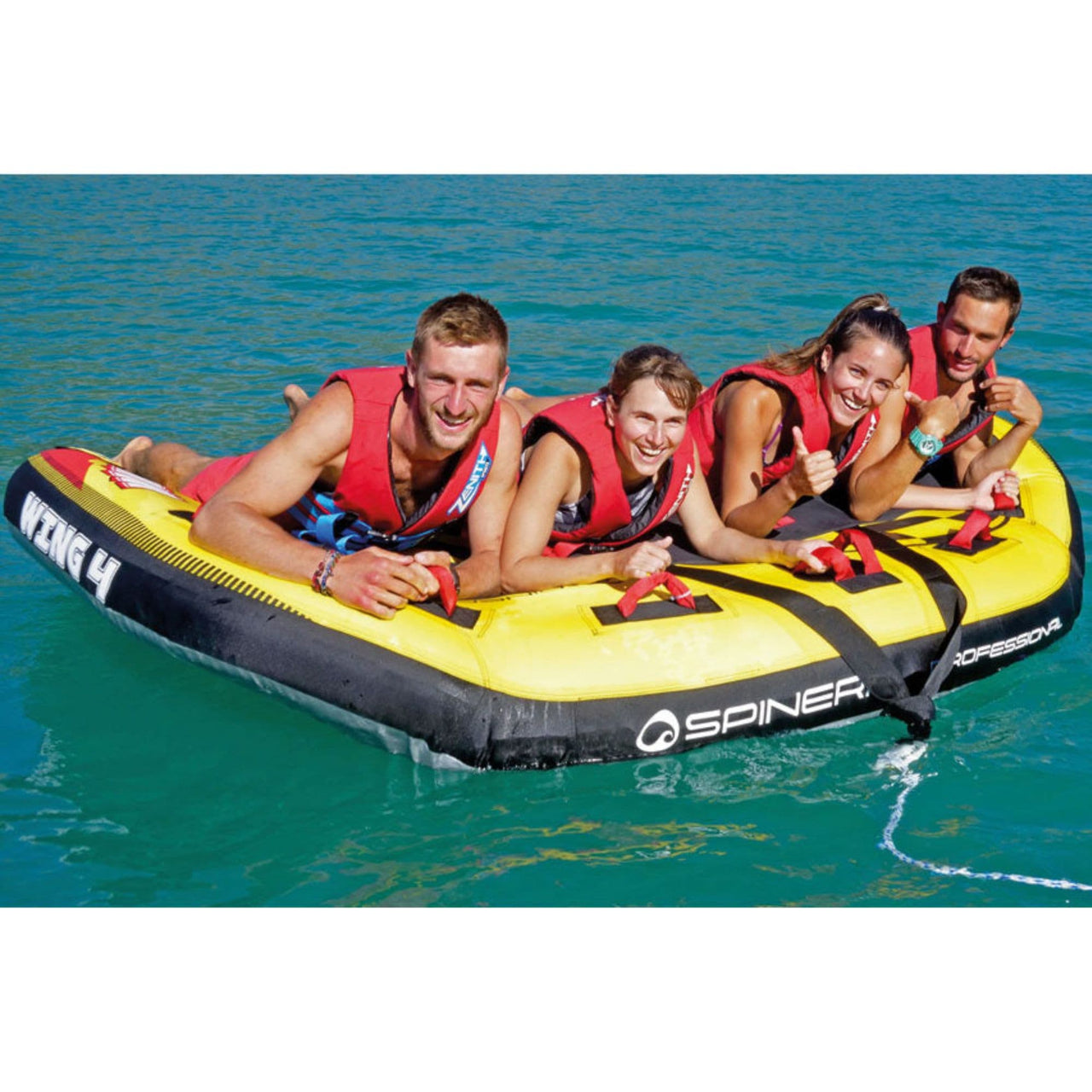 Spinera Wing 4 Four People Rested Ready for Water Tubing