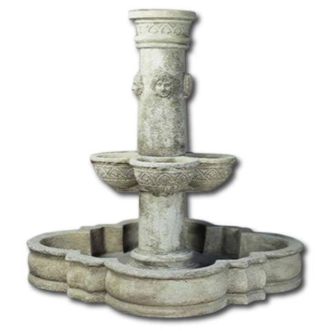 Stagioni Pond Outdoor Fountain With Plain White Background