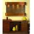 Thumbnail for Sunrise Springs Wall Water Fountain Front View With Cabinet Furniture