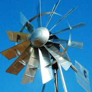 Super Premier Model Windmill Aeration System Close-Up View On Blue Sky