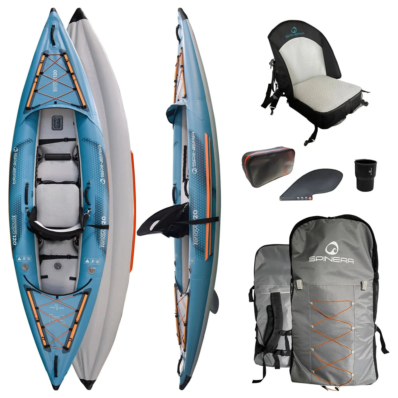 Spinera Tenaya 120, 1-Person Inflatable Kayak