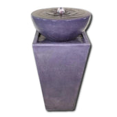 Tapered Zen Fountain With Plain White Background