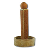 Tempo Fountain With Plain White Background