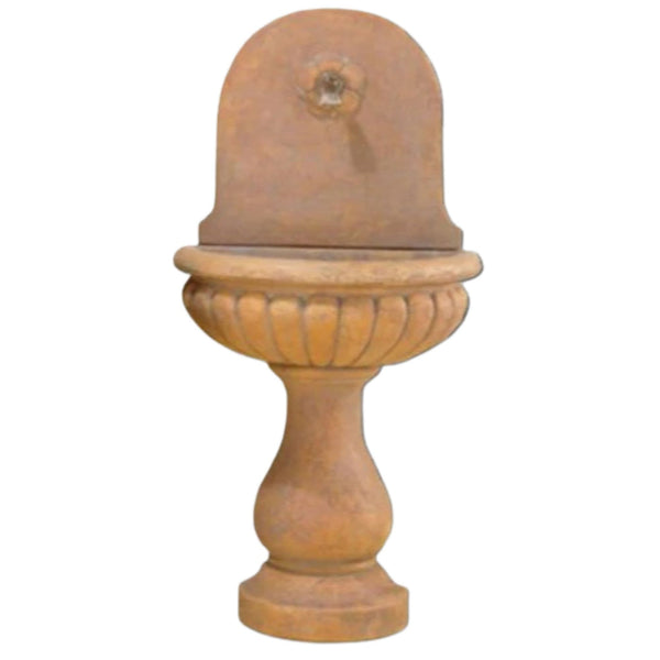 Tepula Wall Outdoor Fountain for Spout With Plain White Background