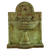 Terme del Foro Outdoor Wall Fountain Designed For Spout Use With Plain White Background