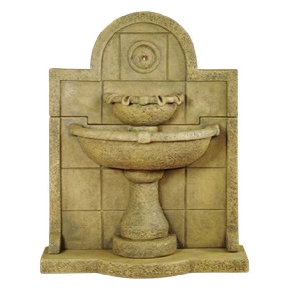 Terme del Foro Outdoor Wall Fountain With Plain White Background