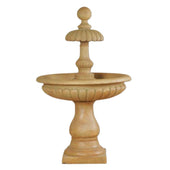 Thermae Garden Fountain With Plain White Background
