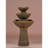 Thumbnail for Three Tier Color Bowl Garden Fountain - Tall With Colored Background