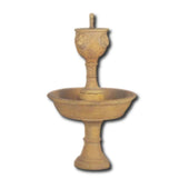 Tiberina Fountain With Plain White Background