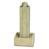 Tower Fountain With Plain White Background