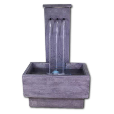 Tre Rame Fountain With Plain White Background