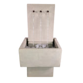 Tribus Patio Wall Fountain With Plain White Background