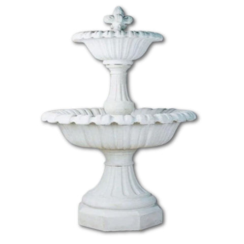 Tuscania Outdoor Water Fountain With Plain White Background