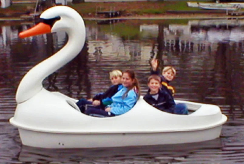 Adventure Glass Swan Classic 4 Person Paddle Boat