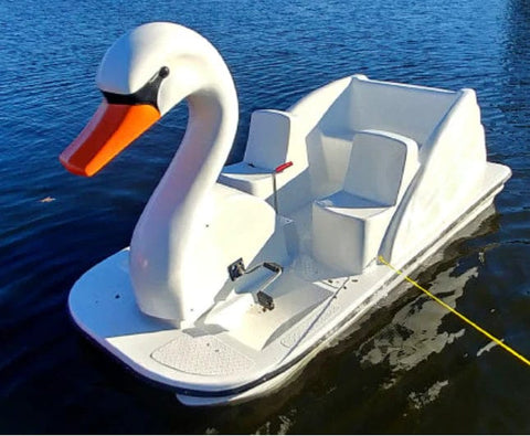 swan pedal boat Adventure Glass Big Bird Swan Platform Paddle Boat – Pond Haven