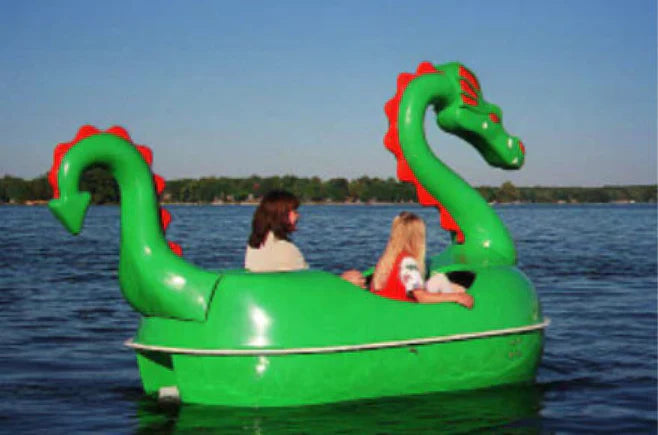 Adventure Glass Dragon Classic 2 Person Paddle Boat