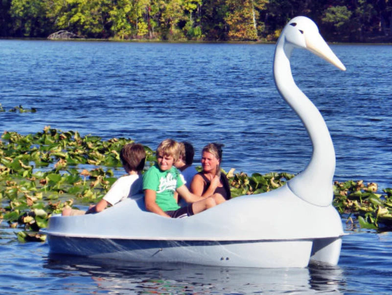 Adventure Glass Swan Classic 4 Person Paddle Boat