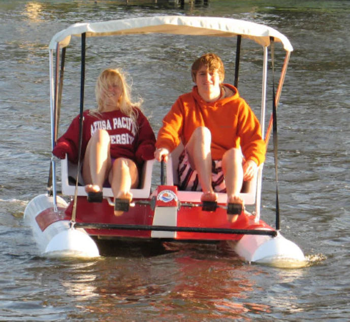 Adventure Glass Pontoon Paddle Boat