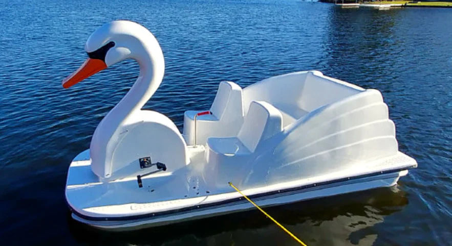 Adventure Glass Big Bird Swan Platform Paddle Boat