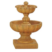 Urbino Two Tier Fountain With Plain White Background