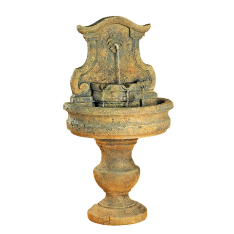 Valentina Decorative Garden Wall Fountain With Plain White Background