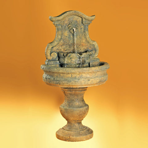 Valentina Wall Fountain With Colored Background