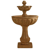Valeria Two Tier Fountain With Plain White Background
