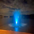 Vanguard Color Changing LED Lights Technical Specifications With Vibrant Blue Lights Reflecting On Water On Lake At Night