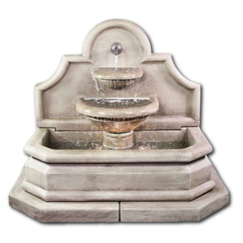 Venasque Wall Fountain for Spout With Plain White Background