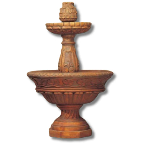 Verona Tiered Outdoor Water Fountain With Gradient Color Background