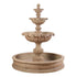 Thumbnail for Versailles Garden Pond Fountain With Matching Basin With Plain White Background