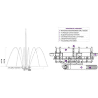 Thumbnail for Vertex AerationJet Floating Pond Fountain Detailed Diagrams